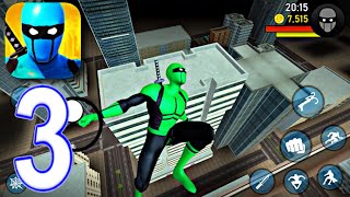 Blue Ninja Superhero Game  Gameplay Walkthrough Part 3 iOSAndroid [upl. by Sarilda555]