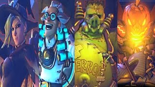 Overwatch JUNKENSTEINS REVENGE ALL CutscenesCinematics HALLOWEEN 2016 [upl. by Nilram387]