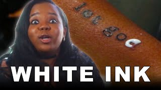 Dark Skinned People Get White Ink Tattoos [upl. by Whang]