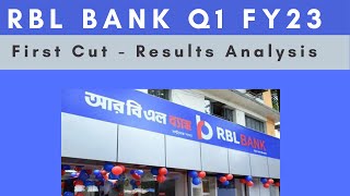 RBL bank Q 1 fy 2223 results analysis first cut [upl. by Grubb109]