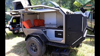 Overkill Campers TK47 Squaredrop Trailer at Northwest Overland Rally [upl. by Morley]