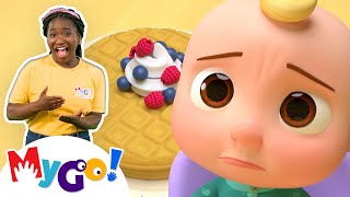 Breakfast Song  CoComelon Nursery Rhymes amp Kids Songs  MyGo Sign Language For Kids [upl. by Brenden406]