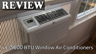 LG 5000 BTU Window Air Conditioners Review [upl. by Gilson]