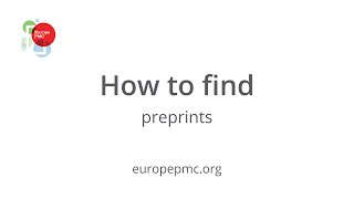 How to find preprints [upl. by Geddes]