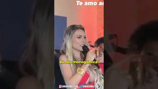 andressa urach falando q é monogâmica e conservadora kkkkkk [upl. by Ysus]