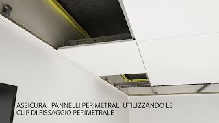 Rockfon® System T24 X DLC™  Installazione di sistemi a soffitto [upl. by Bodwell]