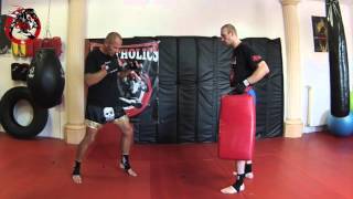 Thaiboxen Basics Kicks Low Kick [upl. by Caraviello]