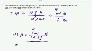 How to use ppb parts per billion in calculations [upl. by Llehsram]