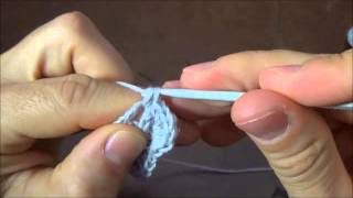 piastrella alluncinetto con fiore in rilievo tutorial parte 1 [upl. by Sapienza]