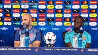 Declaraciones de felix sanchez bas y enner valencia post partido entre ecuador🇪🇨 y argentina🇦🇷 [upl. by Moll]