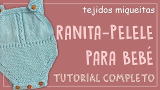 Cómo hacer una ranitapelele para bebé o pantalón corto subtitles available [upl. by Minetta]