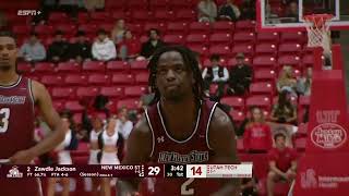 Zawdie Jackson 24 Points 7 Assists vs Utah Tech  Full Highlights for New Mexico State 110924 [upl. by Renrut]