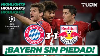 Highlights  Bayern 31 RB Salzburg  Champions League 202021J4  TUDN [upl. by Naik]