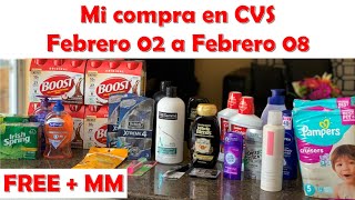 Mi compra en CVS 0202 al 0208 GRATIS  Ganacia [upl. by Rech]