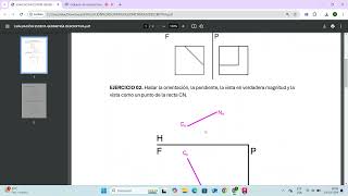 T2 Geometría Descriptiva UPN 2024  2 hecho en AutoCAD  WhatsApp  921905139 [upl. by Fannie]