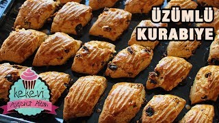 5 Dakikada Üzümlü Pastane Kurabiyesi 🍪 Uzun süre dayanan nefis tatlı kurabiye tarifi [upl. by Origra]