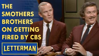 The Smothers Brothers On Getting Fired By CBS  Letterman [upl. by Kantos]