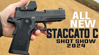 The brand new 2024 Staccato C 16 amp 18 Round New Pistols  SHOT Show 2024 [upl. by Isa]