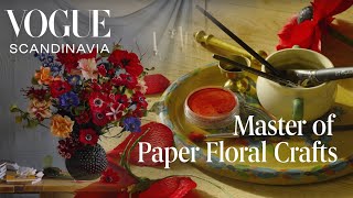 Meet Swedish Artist Sofia Vusir Jansson Master of Paper Floral Crafts [upl. by Norret304]