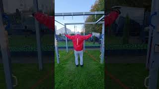 Garden Gym 03 11 24 fitness motivation calisthenics [upl. by Serafine446]