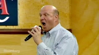 Screaming Steve Ballmer Is Excited to Own Clippers [upl. by Ainig30]