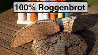 Roggen Sauerteigbrot aus dem Holzbackofen [upl. by Soloman558]