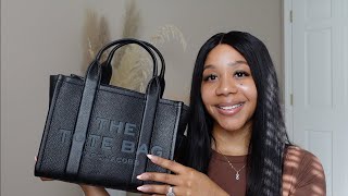 MARC JACOBS MINI TOTE BAG REVIEW amp WHAT FITS [upl. by Egiaf354]