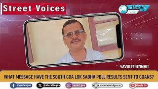 What message has the South Goa Lok Sabha poll results sent to Goans [upl. by Sage]