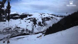 Westgipfelbahn Skicircus Saalbach Hinterglemm Leogang [upl. by Anivle645]