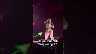 Nicki Minaj Threw a Bracelet at her Audience  nickiminaj [upl. by Aizat]