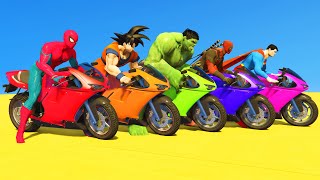 GTA 5 Epic Ragdolls RED SPIDERMAN VS RED MINION VS GREEN MINION Euphoria Physics amp Funny Fails [upl. by Samanthia]