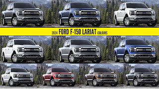 2024 Ford F150 Lariat  All Color Options  Images  AUTOBICS [upl. by Olivier]