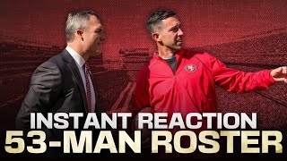 🚨BIG TRACKER 49ers 53man roster cutdown [upl. by Ynnek]