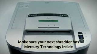 Jam Free Paper Shredders The Rexel Mercury Range [upl. by Odraner]