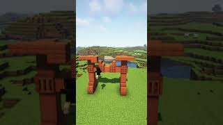 How to Build a Japanese Gate Torii in Minecraft [upl. by Votaw329]