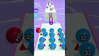 Satisfying Mobile Games 2024  Ball Run 2048 All Levels Gameplay Walkthrough Android ios max 166b [upl. by Iat]