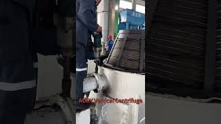 Vertical Centrifuge in coal washing plantTSX ScreenAURY China [upl. by Sula403]