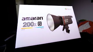 UNBOXING AMARAN 200X S  MINHA 1°ILUMINAÇÃO PROFISSIONAL I newcontent amaran tiagoondemand [upl. by Bowne]