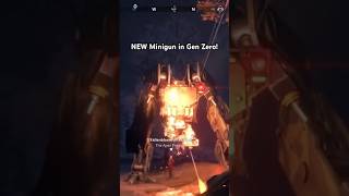 NEW Minigun in Gen Zero [upl. by Sinnard]