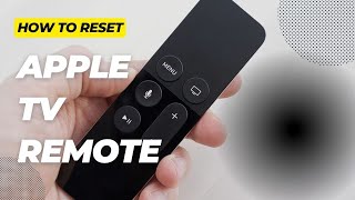 How to Reset Apple TV Remote [upl. by Raman]