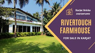 TATA Pej Rivertouch Fully Developed amp Well Maintained Farmhouse For sale in karjat call 9372971999 [upl. by Moreville]