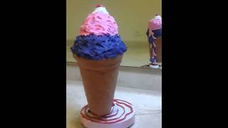 Rotating Ice Cream Cone Cake [upl. by Ameluz398]