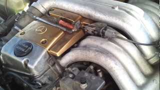 MB W124 94 OM606910 idle rpm wierd noise [upl. by Line]