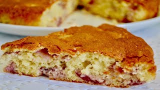 Recette de cake aux cerises et aux amandesكيكة باالكرز و اللوز من اطيب ما يكون [upl. by Annavoj]