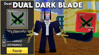 Blox Fruits Secret Dual Dark Blade Puzzle  FanMade [upl. by Leora]