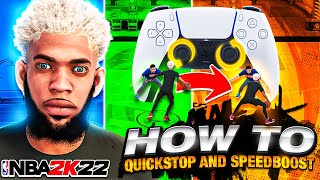 HOW TO SPEEDBOOST SPAM amp QUICKSTOP ON NBA 2K22 W HANDCAM 2K16 SPEEDBOOST  2K20 PEAKS [upl. by Aniad128]