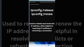 ipconfig windows networking [upl. by Berkly]