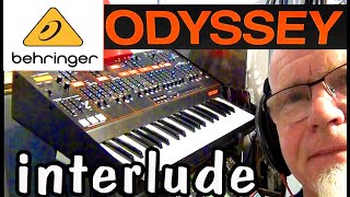 Behringer Odyssey dark ish ambient jam Nux Time core lekato looper [upl. by Bonnice]