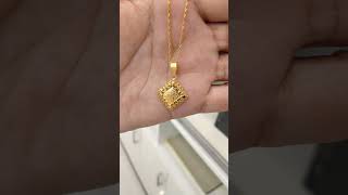 Gold chains are locket 21 k foryou goldjewellerydesignsforwomen jewellerylover [upl. by Reviere453]