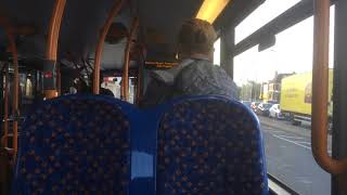 London Bus Journey on Route 287  Stagecoach London E400 Euro 5 Voith  SN63JVO  10165 [upl. by Ahsinut]